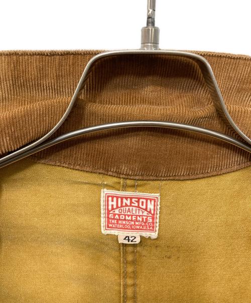 HINSON（ヒンソン）HINSON (ヒンソン) ハンティングジャケット ブラウン サイズ:42の古着・服飾アイテム
