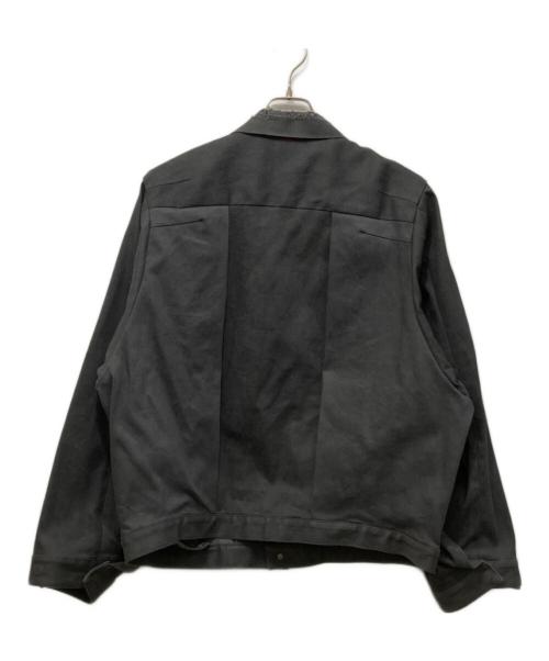 SHINYA KOZUKA（シンヤコズカ）SHINYA KOZUKA (シンヤコズカ) クラッシュデニムジャケット グレー サイズ:Mの古着・服飾アイテム