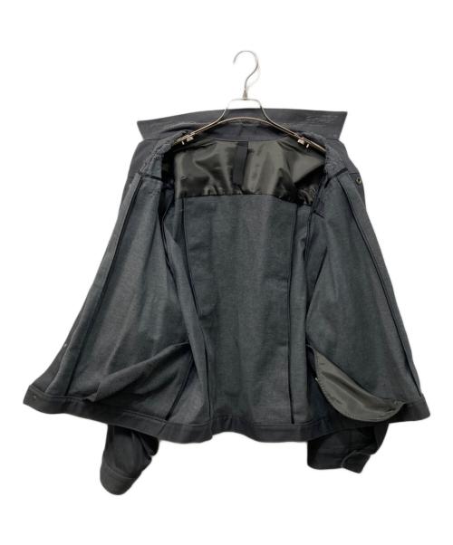 SHINYA KOZUKA（シンヤコズカ）SHINYA KOZUKA (シンヤコズカ) クラッシュデニムジャケット グレー サイズ:Mの古着・服飾アイテム