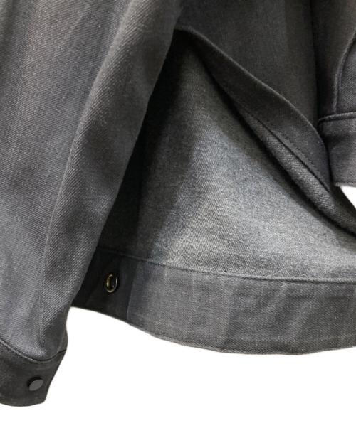 SHINYA KOZUKA（シンヤコズカ）SHINYA KOZUKA (シンヤコズカ) クラッシュデニムジャケット グレー サイズ:Mの古着・服飾アイテム