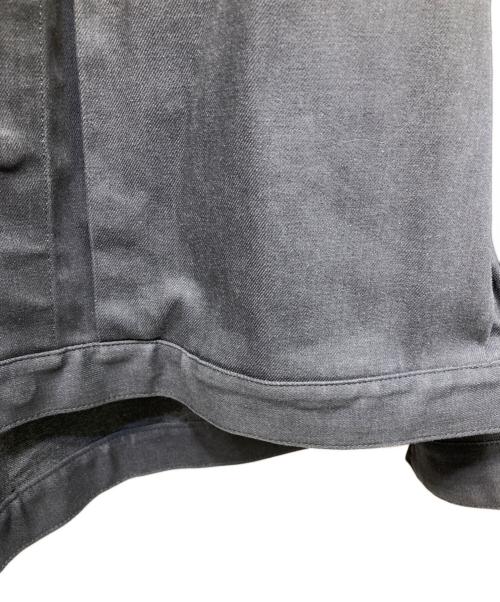 SHINYA KOZUKA（シンヤコズカ）SHINYA KOZUKA (シンヤコズカ) クラッシュデニムジャケット グレー サイズ:Mの古着・服飾アイテム