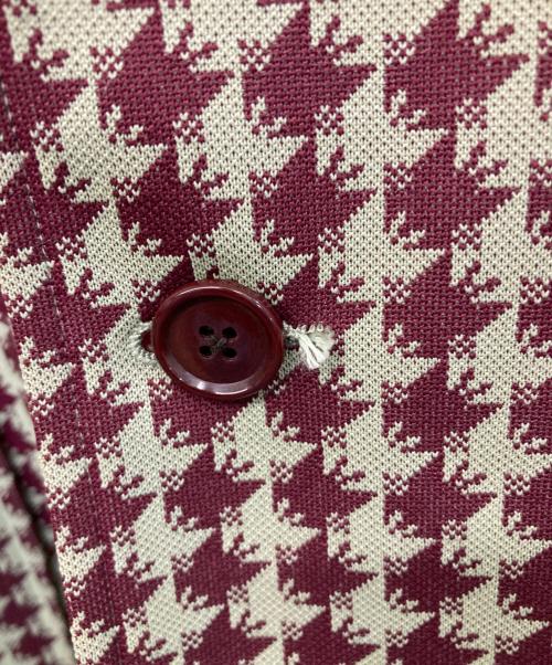 Needles（ニードルズ）Needles (ニードルズ) 2B Jacket Poly Jacquard オリーブ×ブラウン サイズ:Sの古着・服飾アイテム