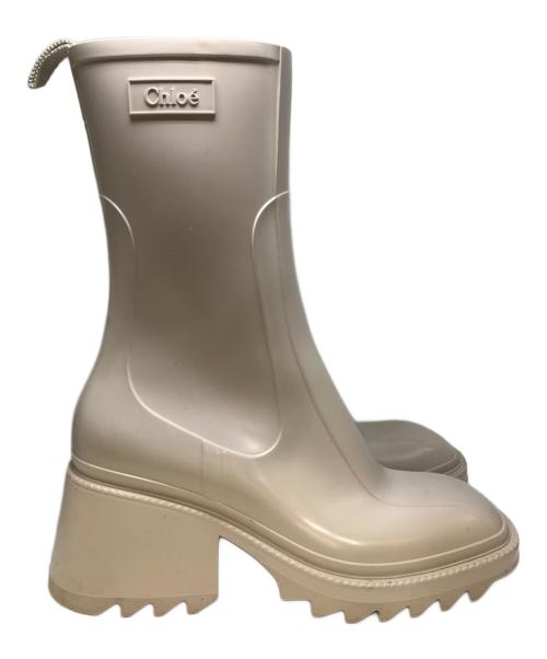 Chloe（クロエ）Chloe (クロエ) “Betty”レインブーツ ベージュ サイズ:38の古着・服飾アイテム