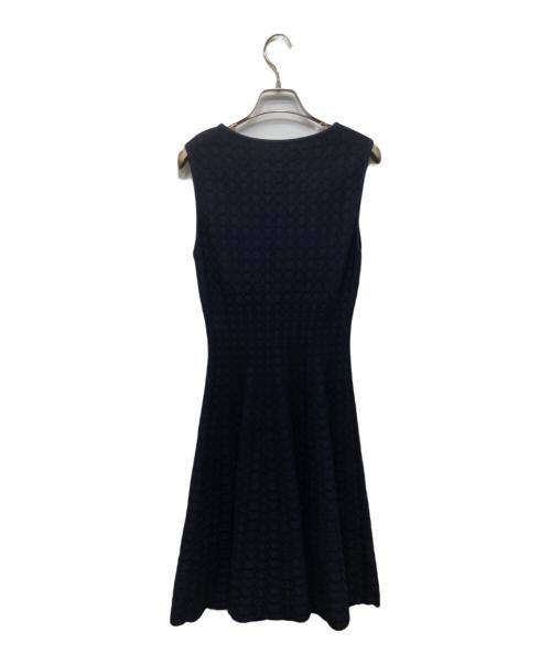 ANTONINO VALENTI（アントニーノ バレンティ）ANTONINO VALENTI (アントニーノ バレンティ) ノースリーブワンピース ネイビー サイズ:38の古着・服飾アイテム