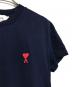 中古・古着 AMI Alexandre Mattiussi (アミアレクサンドルマテュッシ) クルーネックTシャツ ネイビー サイズ:XS：6000円