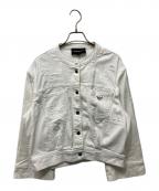 EMPORIO ARMANIエンポリオアルマーニ）の古着「デニムジャケット」｜ホワイト