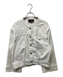 EMPORIO ARMANI（エンポリオアルマーニ）の古着「デニムジャケット」｜ホワイト