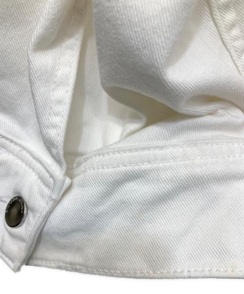 EMPORIO ARMANI（エンポリオアルマーニ）EMPORIO ARMANI (エンポリオアルマーニ) デニムジャケット ホワイト サイズ:44の古着・服飾アイテム