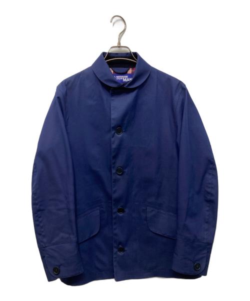 COMME des GARCONS JUNYA WATANABE MAN（コム デ ギャルソン ジュンヤ ワタナベ マン）COMME des GARCONS JUNYA WATANABE MAN (コム デ ギャルソン ジュンヤ ワタナベ マン) MACKINTOSH (マッキントッシュ) ステンカラーコート ネイビー サイズ:XSの古着・服飾アイテム