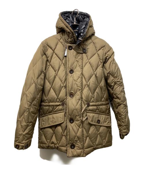 MONCLER（モンクレール）MONCLER (モンクレール) ALBERT リバーシブルダウンジャケット ブラック×ブラウン サイズ:SIZE 0の古着・服飾アイテム