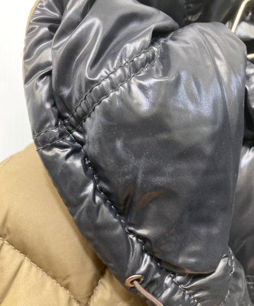 MONCLER（モンクレール）MONCLER (モンクレール) ALBERT リバーシブルダウンジャケット ブラック×ブラウン サイズ:SIZE 0の古着・服飾アイテム