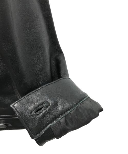 Liugoo Leathers（リューグーレザーズ）LIUGOO LEATHERS (リューグーレザーズ) レザートラッカージャケット ブラック サイズ:Sの古着・服飾アイテム