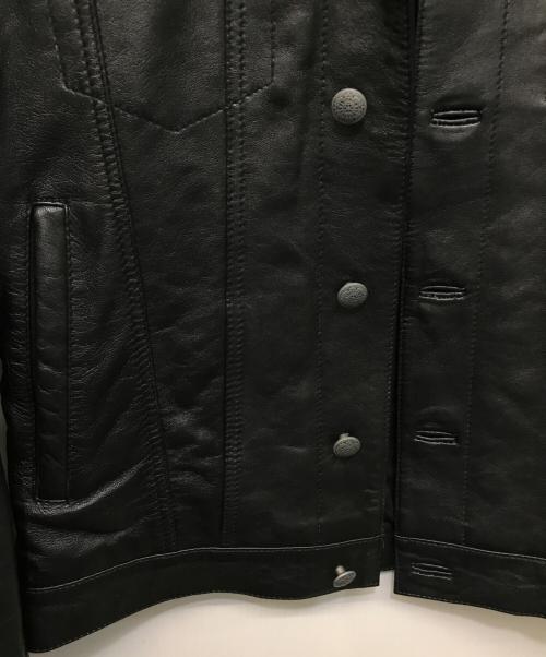 Liugoo Leathers（リューグーレザーズ）LIUGOO LEATHERS (リューグーレザーズ) レザートラッカージャケット ブラック サイズ:Sの古着・服飾アイテム