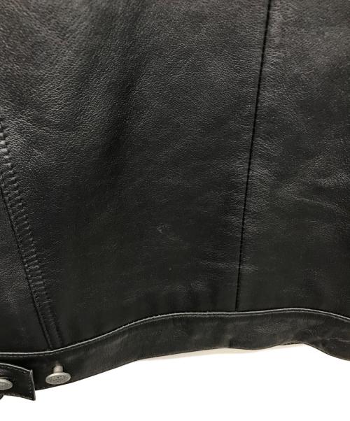 Liugoo Leathers（リューグーレザーズ）LIUGOO LEATHERS (リューグーレザーズ) レザートラッカージャケット ブラック サイズ:Sの古着・服飾アイテム