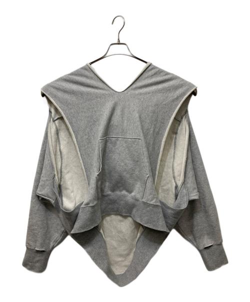 papier（パピエ）papier (パピエ) Broken parker グレー サイズ:ヨゴレ有の古着・服飾アイテム