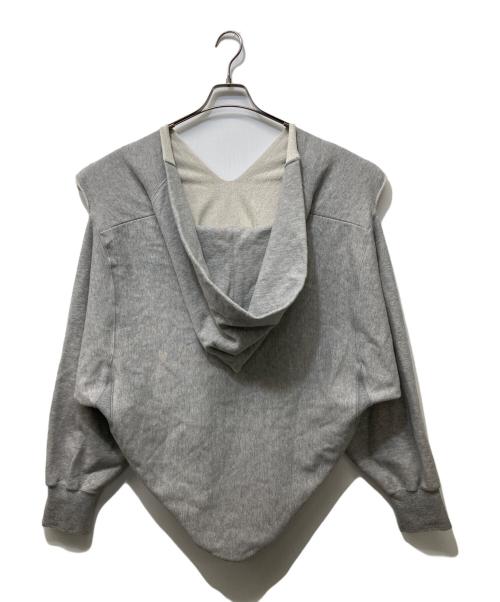 papier（パピエ）papier (パピエ) Broken parker グレー サイズ:ヨゴレ有の古着・服飾アイテム