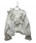 crinkle crinkle  crinkle（クリンクル クリンクル クリンクル）の古着「frill poncho L/S blouse」｜ホワイト