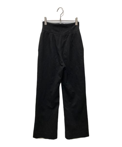 yo BIOTOP（ヨー ビオトープ）yo BIOTOP (ヨー ビオトープ) jersey corset pants ブラック サイズ:SIZE 00の古着・服飾アイテム