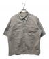 AURALEE（オーラリー）の古着「WASHED FINX RIPSTOP CHAMBRAY HALF SLEEVED SHIRTS」｜ベージュ