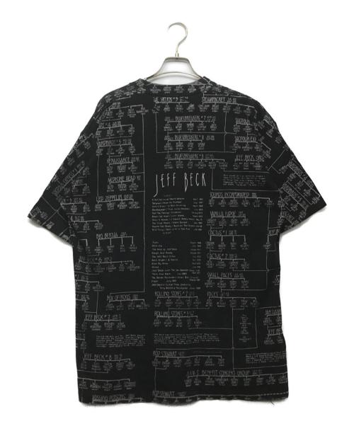 90'S JEFF BECK（ジェフベック）90'S JEFF BECK (ジェフベック) オールオーバープリントTシャツ ブラック サイズ:XLの古着・服飾アイテム