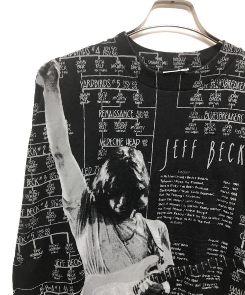 90'S JEFF BECK（ジェフベック）90'S JEFF BECK (ジェフベック) オールオーバープリントTシャツ ブラック サイズ:XLの古着・服飾アイテム