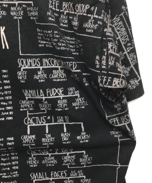 90'S JEFF BECK（ジェフベック）90'S JEFF BECK (ジェフベック) オールオーバープリントTシャツ ブラック サイズ:XLの古着・服飾アイテム