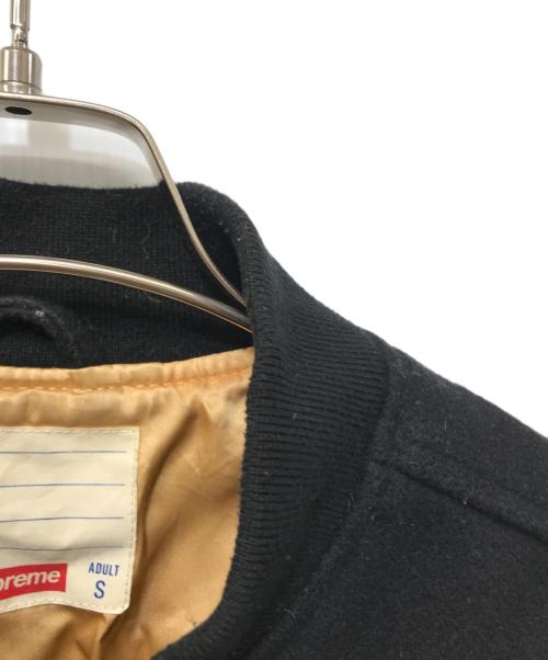 SUPREME（シュプリーム）SUPREME (シュプリーム) Old English Zip Varsity Jacket ブラック サイズ:Sの古着・服飾アイテム