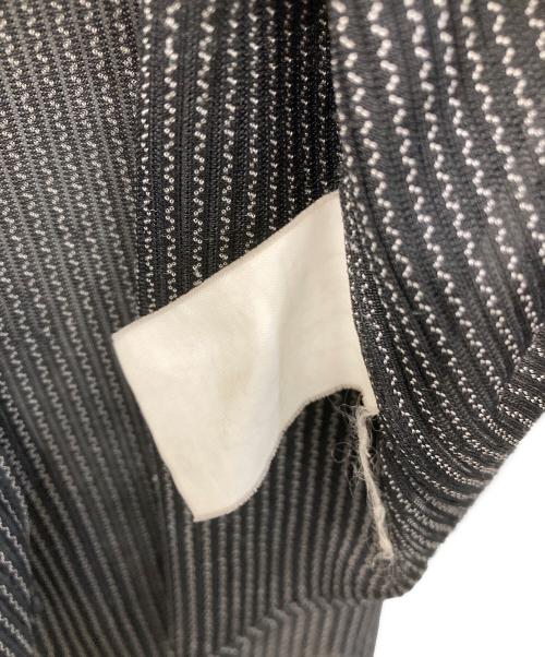 COMME des GARCONS SHIRT（コムデギャルソンシャツ）COMME des GARCONS SHIRT (コムデギャルソンシャツ) ポリストライプシャツ ブラック サイズ:Mの古着・服飾アイテム