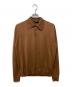 PRADA（プラダ）の古着「ポロカラーニット」｜ブラウン