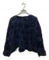 me ISSEY MIYAKE (ミーイッセイ ミヤケ) フロッキープリーツブラウス ネイビー サイズ:不明：12000円