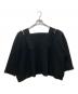 me ISSEY MIYAKE（ミーイッセイ ミヤケ）の古着「ベルトプリーツブラウス」｜ブラック