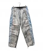 DIESELディーゼル）の古着「P-TATE TRACK PANTS」｜ブルー×ホワイト