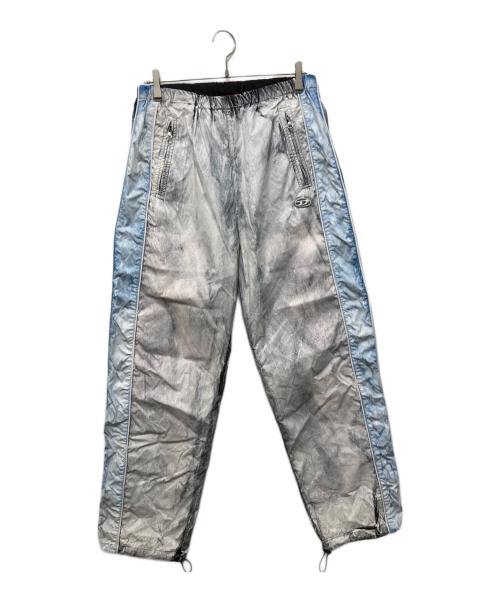 DIESEL（ディーゼル）DIESEL (ディーゼル) P-TATE TRACK PANTS ブルー×ホワイト サイズ:46の古着・服飾アイテム