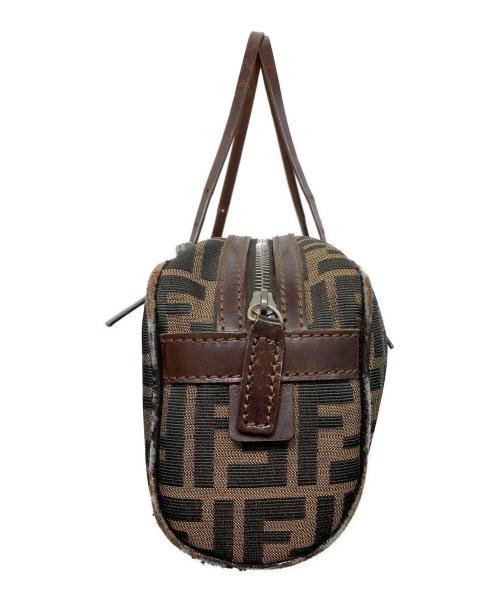 FENDI（フェンディ）FENDI (フェンディ) ズッカ柄ミニボストンバッグ ブラウンの古着・服飾アイテム