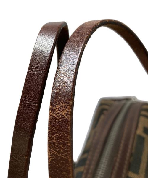 FENDI（フェンディ）FENDI (フェンディ) ズッカ柄ミニボストンバッグ ブラウンの古着・服飾アイテム