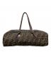 FENDI（フェンディ）の古着「ズッカ柄ミニボストンバッグ」｜ブラウン