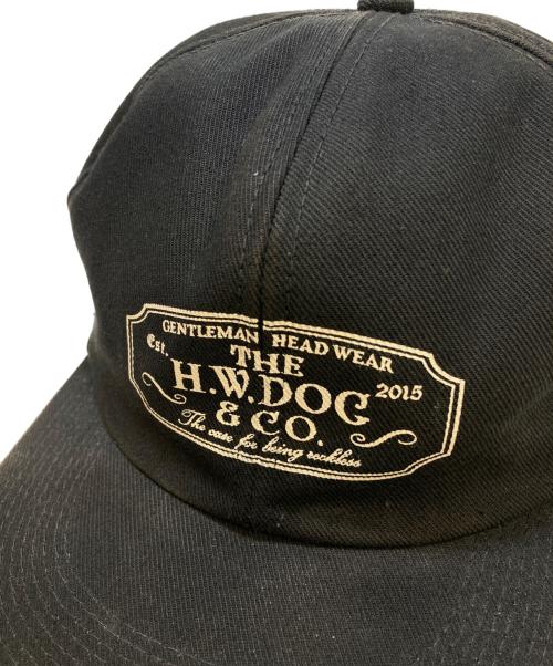 THE H.W.DOG&CO.（エイチダブリュードッグアンドコー）THE H.W.DOG&CO. (エイチダブリュードッグアンドコー) キャップ ブラック サイズ:38の古着・服飾アイテム