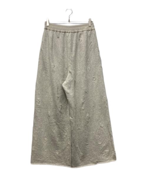 MAISON SPECIAL（メゾンスペシャル）MAISON SPECIAL (メゾンスペシャル) Sweat Jacquard Easy Wide Pants グレー サイズ:SIZE 0 未使用品の古着・服飾アイテム