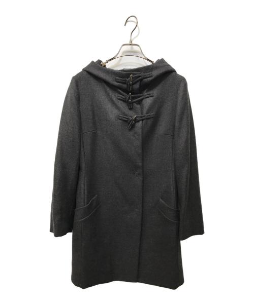 JIL SANDER（ジルサンダー）JIL SANDER (ジルサンダー) カシミヤ混フーデッドコート グレー サイズ:SIZE 34の古着・服飾アイテム
