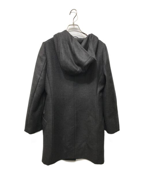 JIL SANDER（ジルサンダー）JIL SANDER (ジルサンダー) カシミヤ混フーデッドコート グレー サイズ:SIZE 34の古着・服飾アイテム