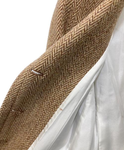 JIL SANDER（ジルサンダー）JIL SANDER (ジルサンダー) ヘリンボーンチェスターコート ベージュ サイズ:34の古着・服飾アイテム