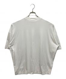 JIL SANDER（ジルサンダー）の古着「モックネックオーバーサイズTシャツ」｜ホワイト
