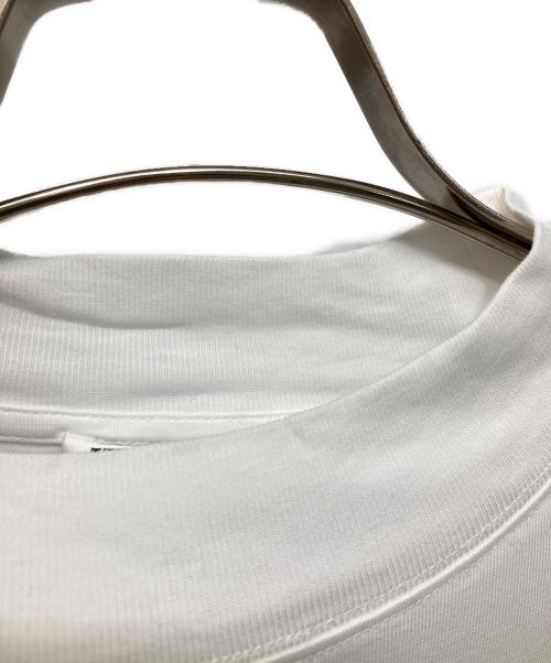 JIL SANDER（ジルサンダー）JIL SANDER (ジルサンダー) モックネックオーバーサイズTシャツ ホワイト サイズ:Sの古着・服飾アイテム