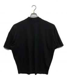 JIL SANDER（ジルサンダー）の古着「モックネックオーバーサイズTシャツ」｜ブラック