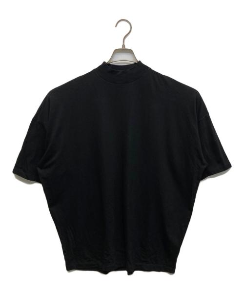 JIL SANDER（ジルサンダー）JIL SANDER (ジルサンダー) モックネックオーバーサイズTシャツ ブラック サイズ:Sの古着・服飾アイテム
