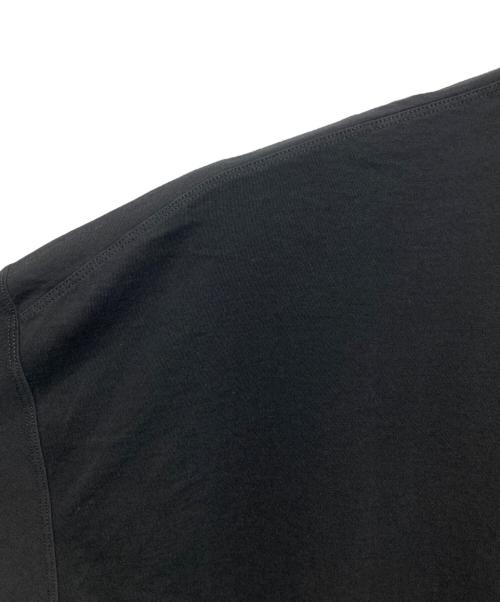 JIL SANDER（ジルサンダー）JIL SANDER (ジルサンダー) モックネックオーバーサイズTシャツ ブラック サイズ:Sの古着・服飾アイテム