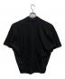 JIL SANDER (ジルサンダー) モックネックオーバーサイズTシャツ ブラック サイズ:S：12000円