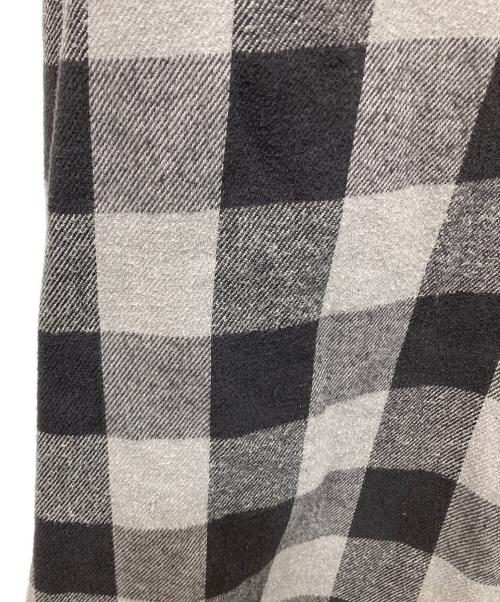 FIVE BROTHER（ファイブブラザー）FIVE BROTHER (ファイブブラザー) ブロックチェックキルティングシャツ グレー サイズ:2XLの古着・服飾アイテム