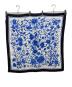 GUCCI (グッチ) フローラルプリントシルクスカーフ ネイビー×ブルー×ホワイト：11000円