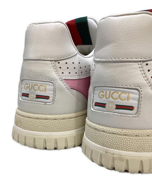 GUCCI（グッチ）GUCCI (グッチ) Re-Web ローカットスニーカー アイボリー サイズ:381/2の古着・服飾アイテム